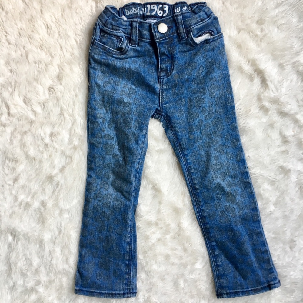 BABY GAP Leopard print jeans